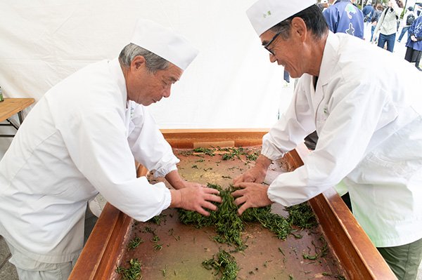 茶もみイベント