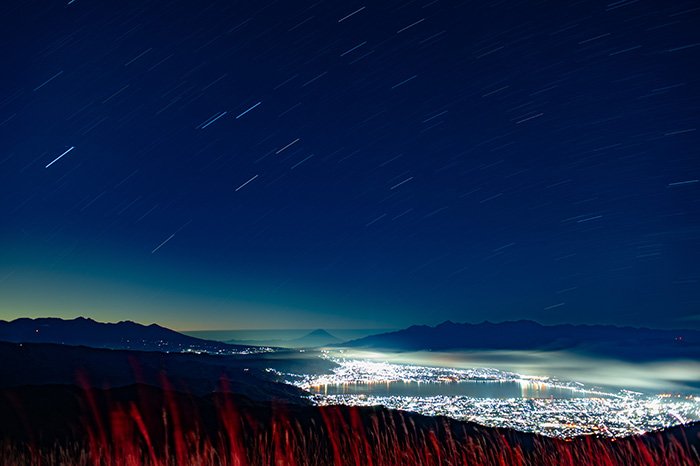 南天に星は流れて