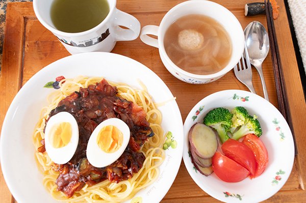 パスタをつくりました