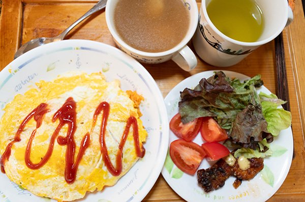 オムライスを作る