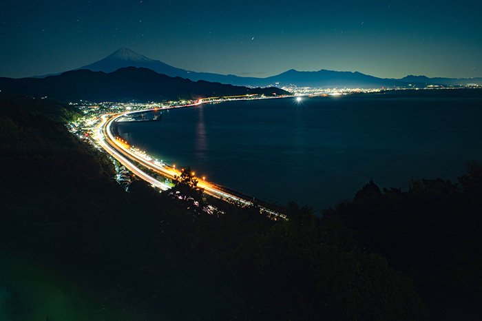 薩埵峠から夜景俯瞰