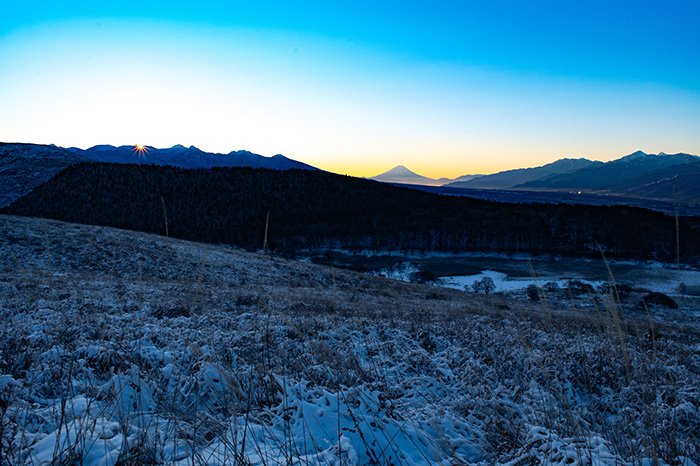 八ヶ岳からの日の出