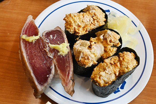 カツオ塩たたきがおいしかった