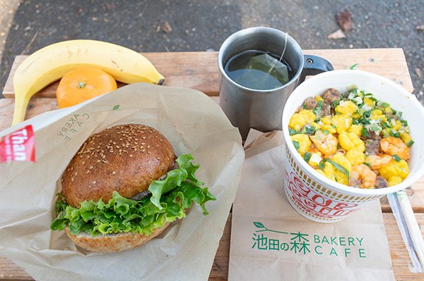 日本平煤煙無料駐車場でお外ランチ