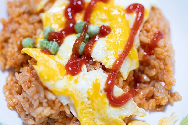 この日のランチはオムライスでした