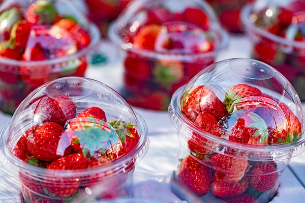 イチゴのパッケージ