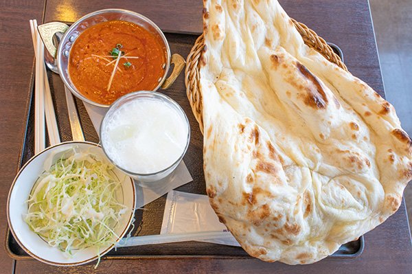 ナン＋カレー