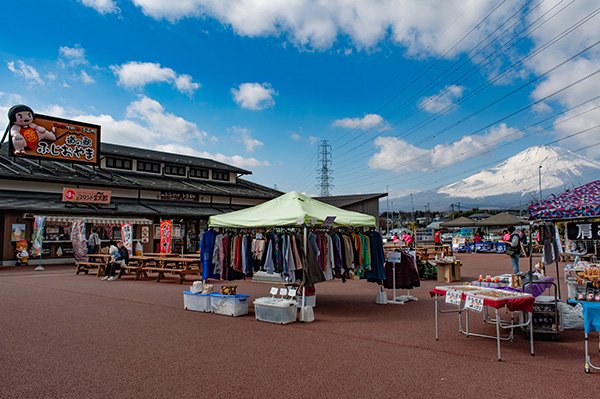 ふじおやま道の駅でトイレ休憩