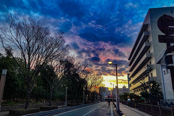 日の出に向かってGO！