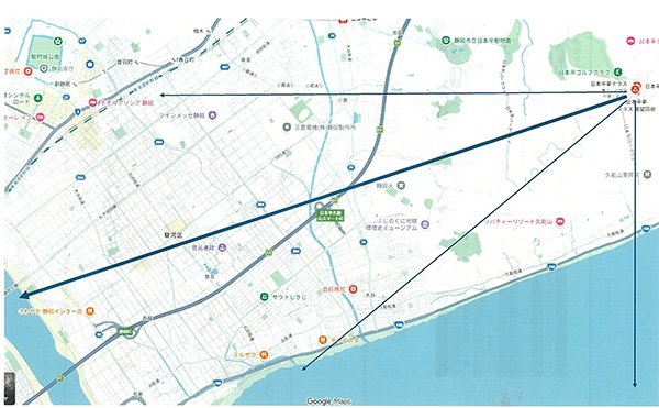 撮影場所は日本平を選定