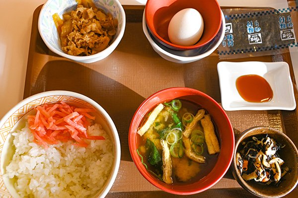 すき家の朝食
