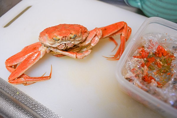 メスガニをほぐします