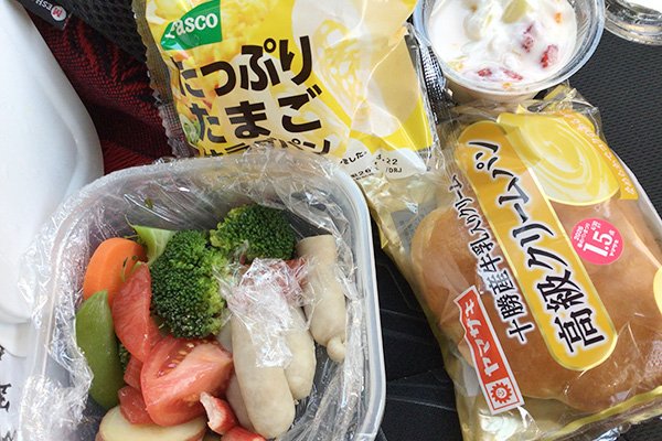 車の中でモーニング