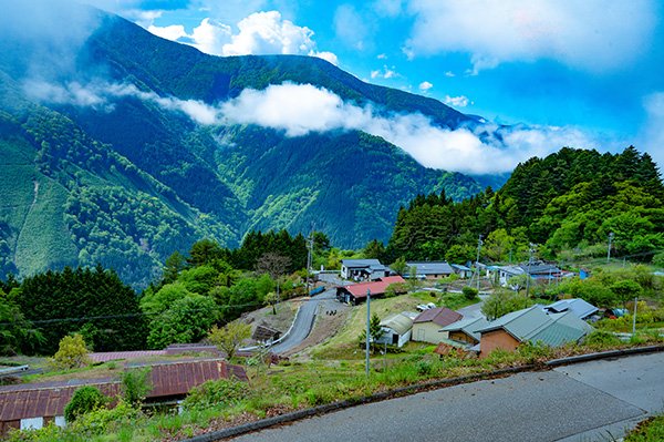 駐車場からの風景