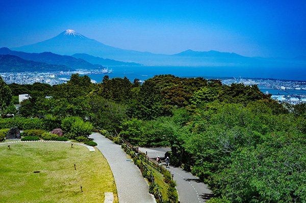 日本平夢テラスからの富士山