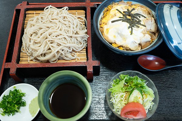 親子丼と蕎麦のセット