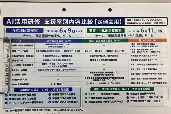 支援カリキュラム