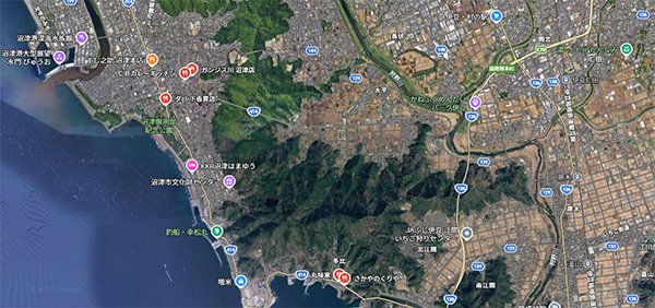 沼津市下香貫へ