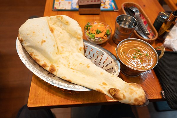野菜カレーを注文