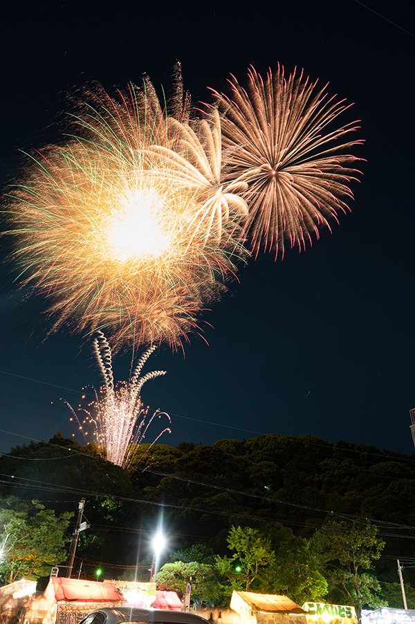 夏を告げる花火