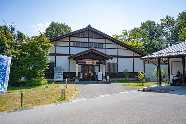 天竜峡の森の中にある温泉