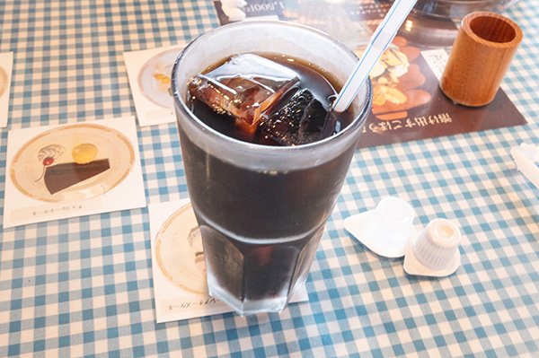 再びアイスコーヒー