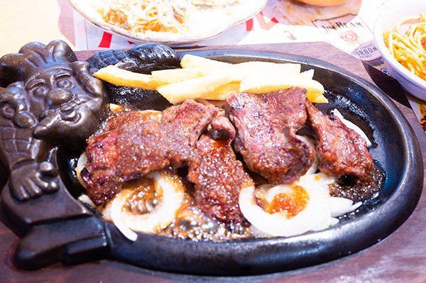 ブロコビリーのハラミステーキ