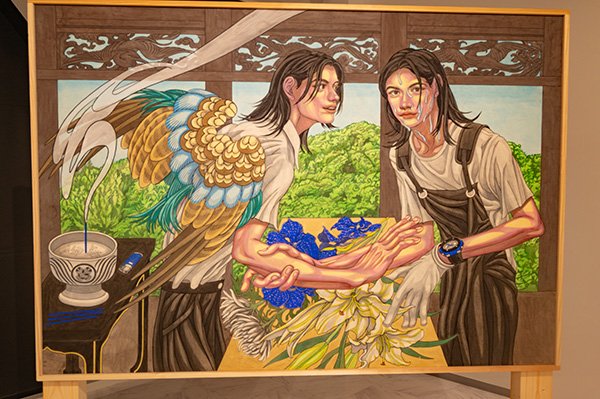 同時開催の方の作品(撮影可能)