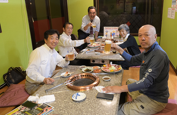 三次市の皆さまと乾杯