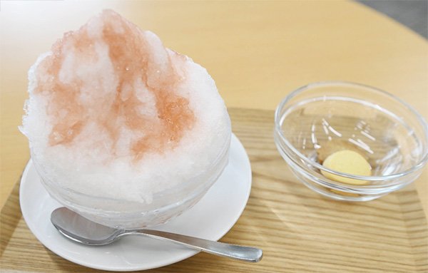 ２か月前のかきごおり（おまけつき）本物のイチゴシロップでした