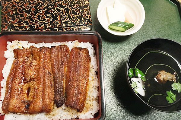 うなきも付きでおいしくほっこりとした鰻が食べられます