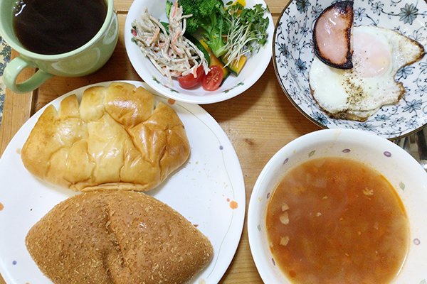 目玉焼きを焼きました