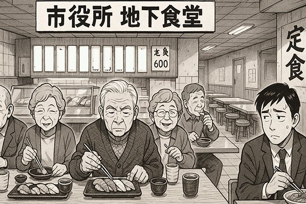 雰囲気が変わった食堂風景
