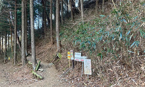 竜が岳登山口