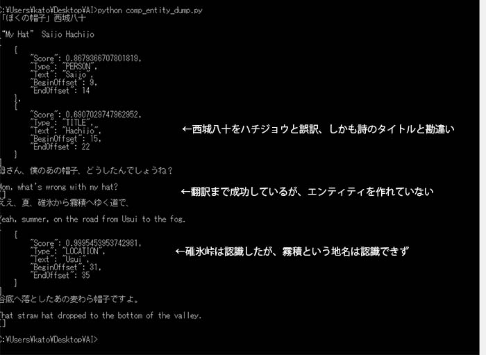 翻訳は正しいが、世界観の捉え方が間違っているAI