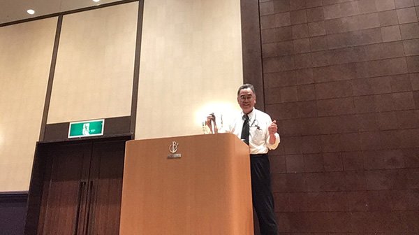 50人の前で久しぶりの講演です