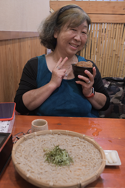 ソースカツ丼と蕎麦のランチセット