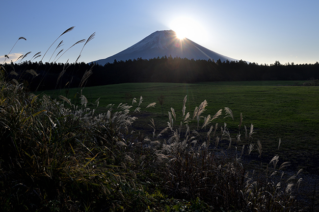 やや右側からの日の出でした。