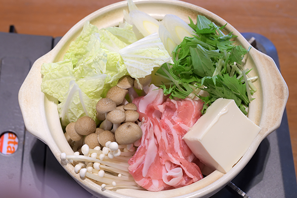 蕎麦屋さんの湯豆腐