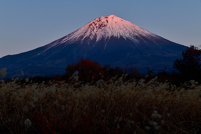 朝霧高原からの紅富士