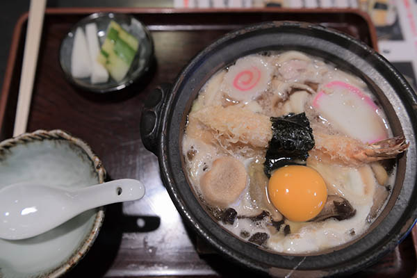 富士宮市村田屋の鍋焼きうどん